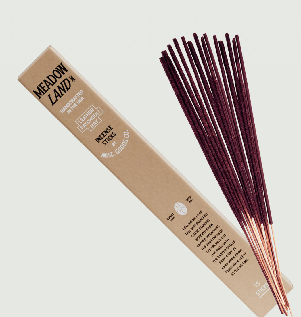 Meadow Land Incense Sticks - Iron & Resin Garage Denver
