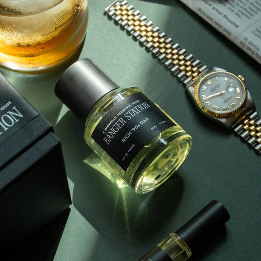 50ml Perfume — Rich 90's Dad - Iron & Resin Garage Denver