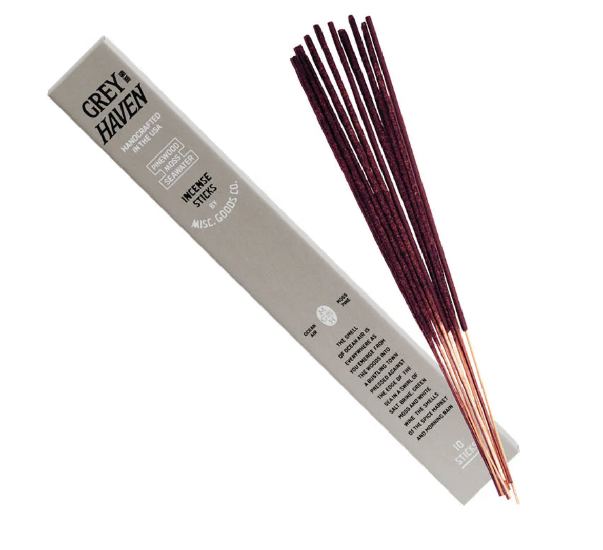 Grey Haven Incense Sticks - Iron & Resin Garage Denver