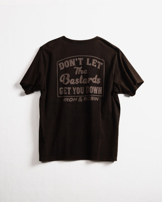 Bastards Badge Tee - Iron & Resin Garage Denver