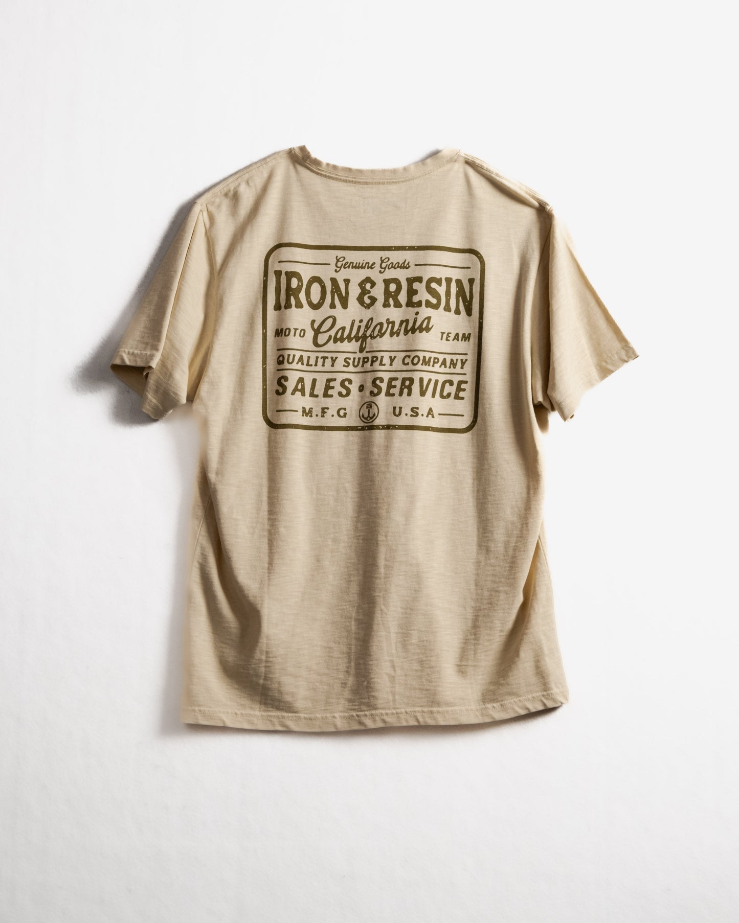 California Moto Team Tee - Iron & Resin Garage Denver