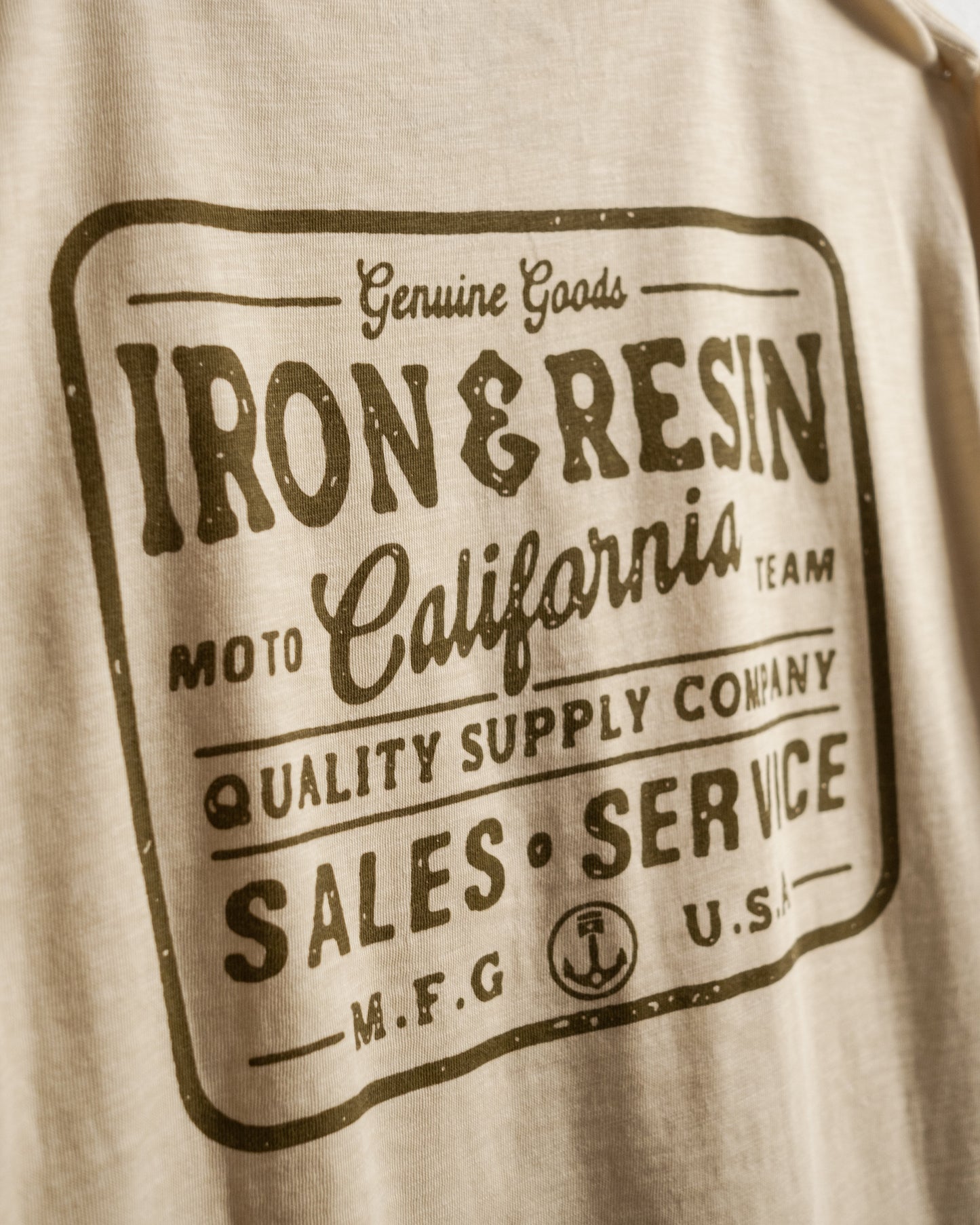 California Moto Team Tee - Iron & Resin Garage Denver