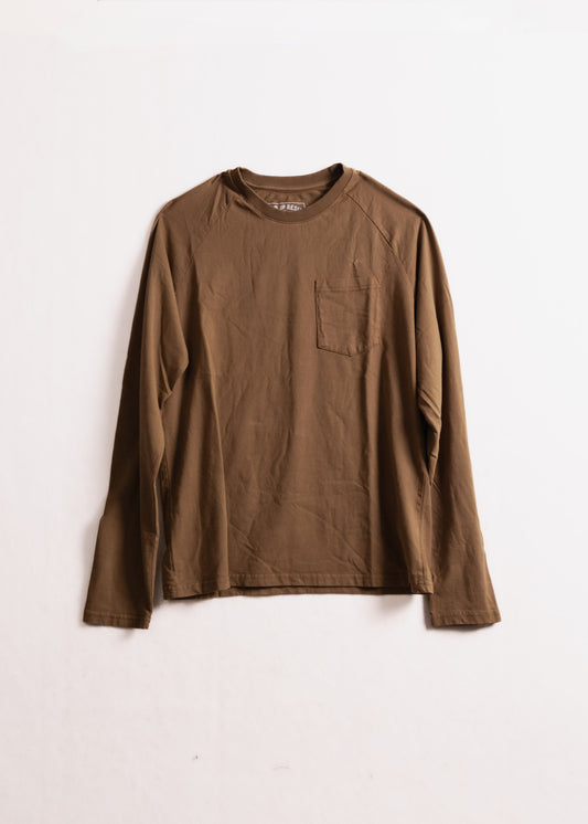 Faded Pocket Raglan - Iron & Resin Garage Denver