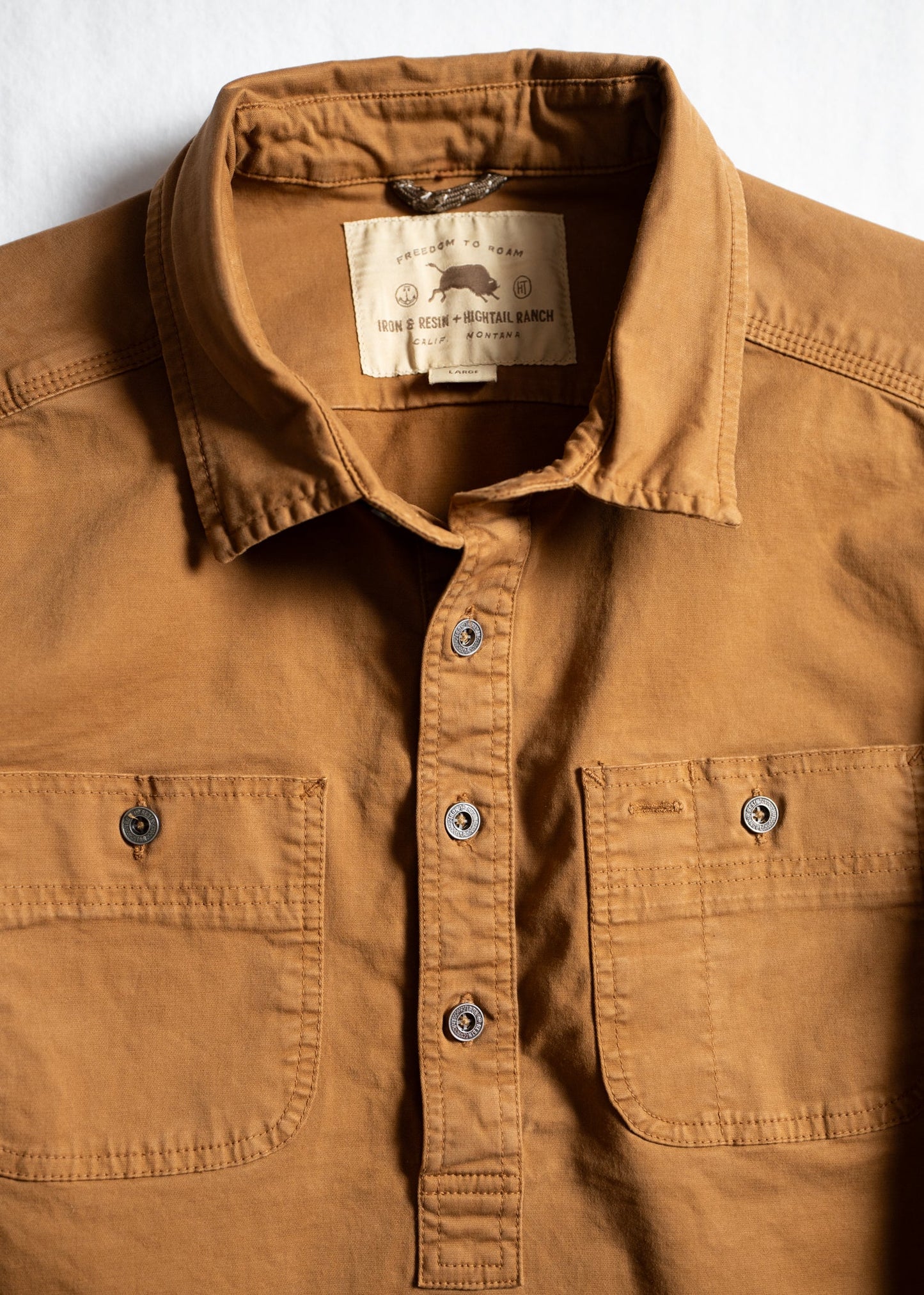 Hightail X INR: Popover Shirt - Iron & Resin Garage Denver