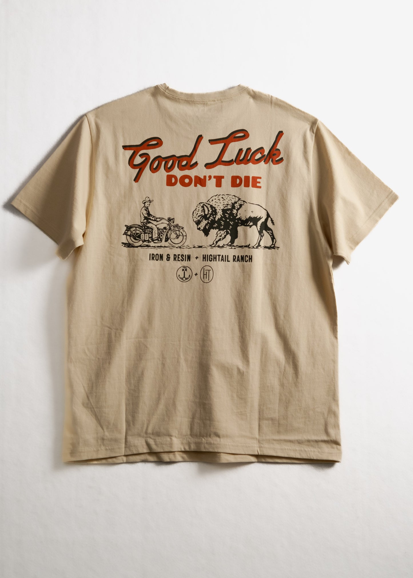 Hightail X INR: Don't Die Tee - Iron & Resin Garage Denver