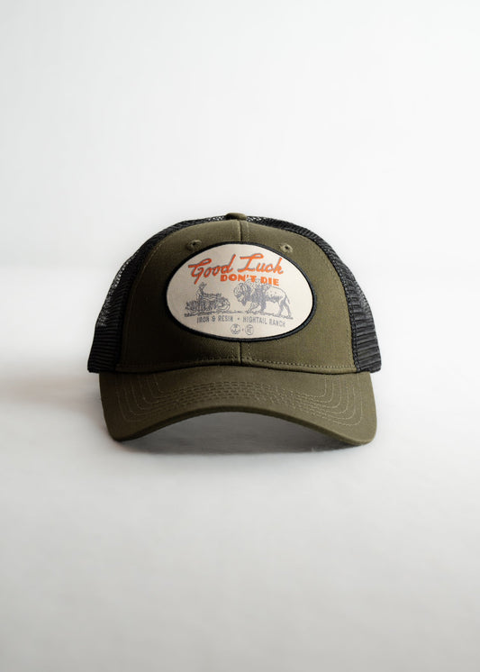 Hightail x INR: Good Luck Bison Hat - Iron & Resin Garage Denver