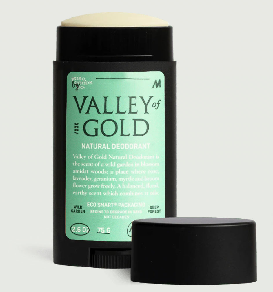 Valley of Gold Natural Deodorant - Iron & Resin Garage Denver