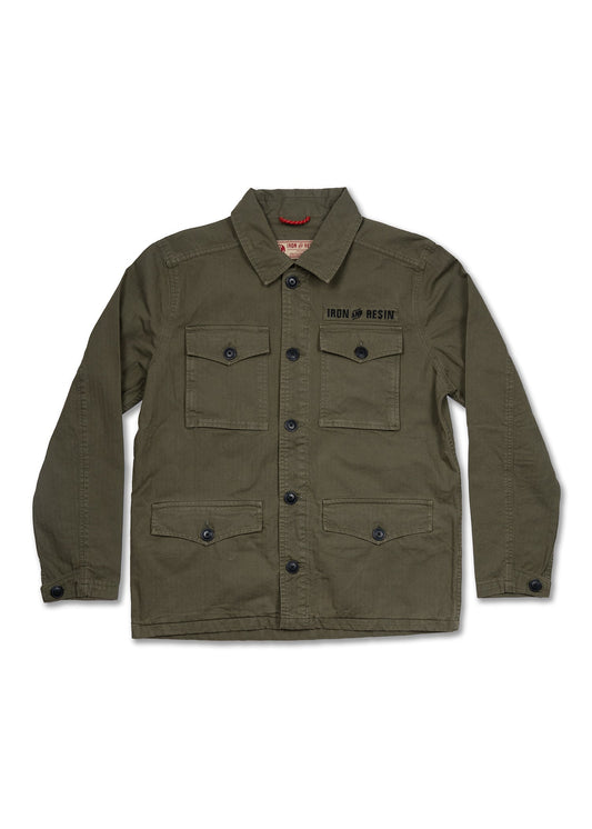 Herringbone Military Jacket - Iron & Resin Garage Denver