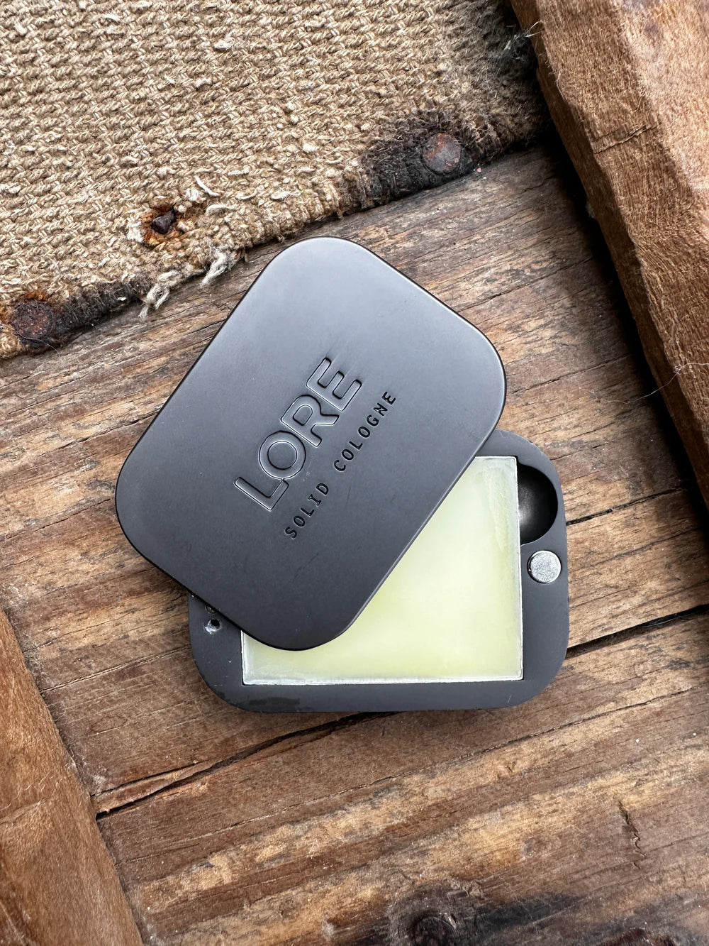Solid Cologne .33 oz — LORE - Iron & Resin Garage Denver
