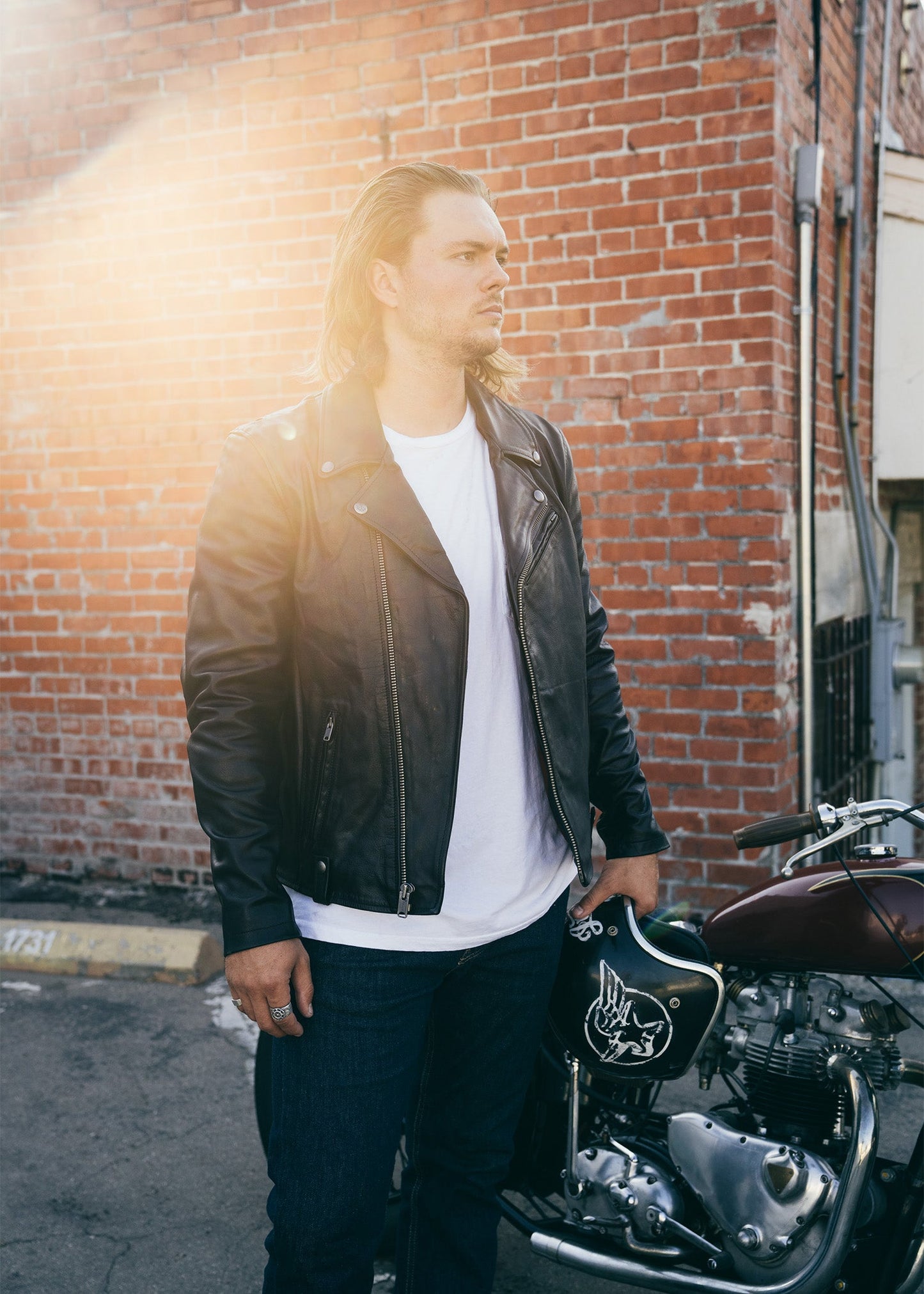 Iron & Resin Ringo Jacket - Lost Highway Collection Men's Motorcycle Jacket