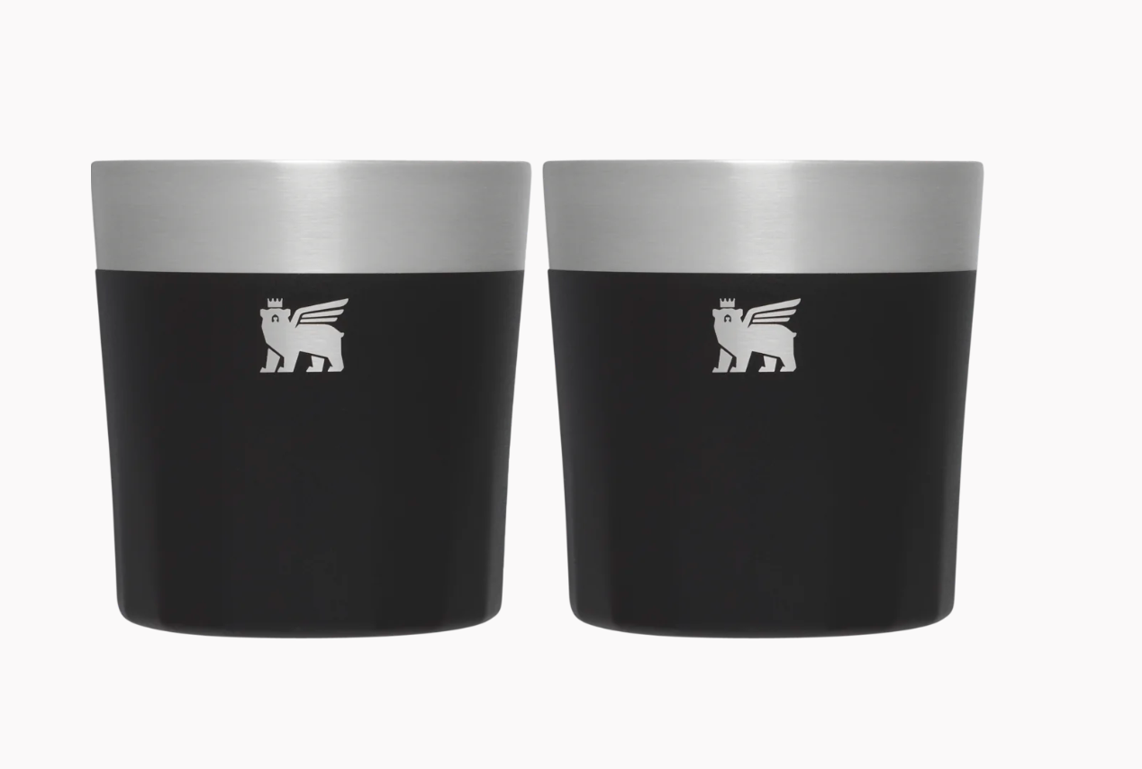 The Lifted Spirits Prismatic™ Rocks Glass Set - 2pk - Foundry Black - Iron & Resin Garage Denver