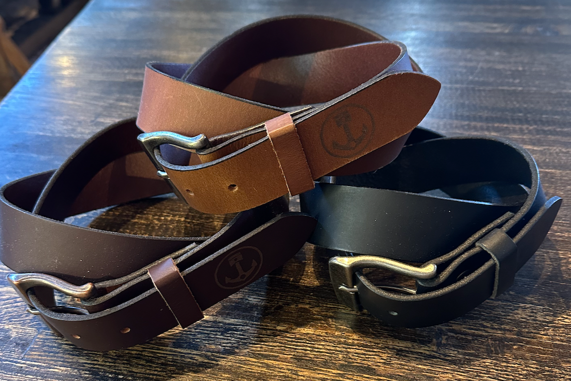 Leather Belt - Iron & Resin Garage Denver