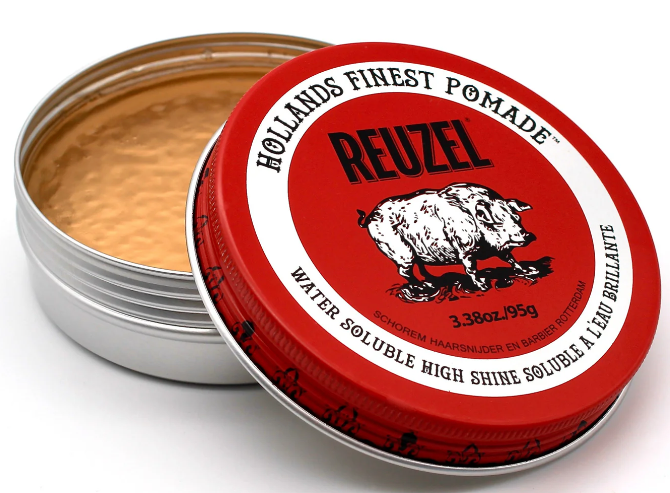 Red Pomade Water Soluble Pomade 3.38oz - Iron & Resin Garage Denver