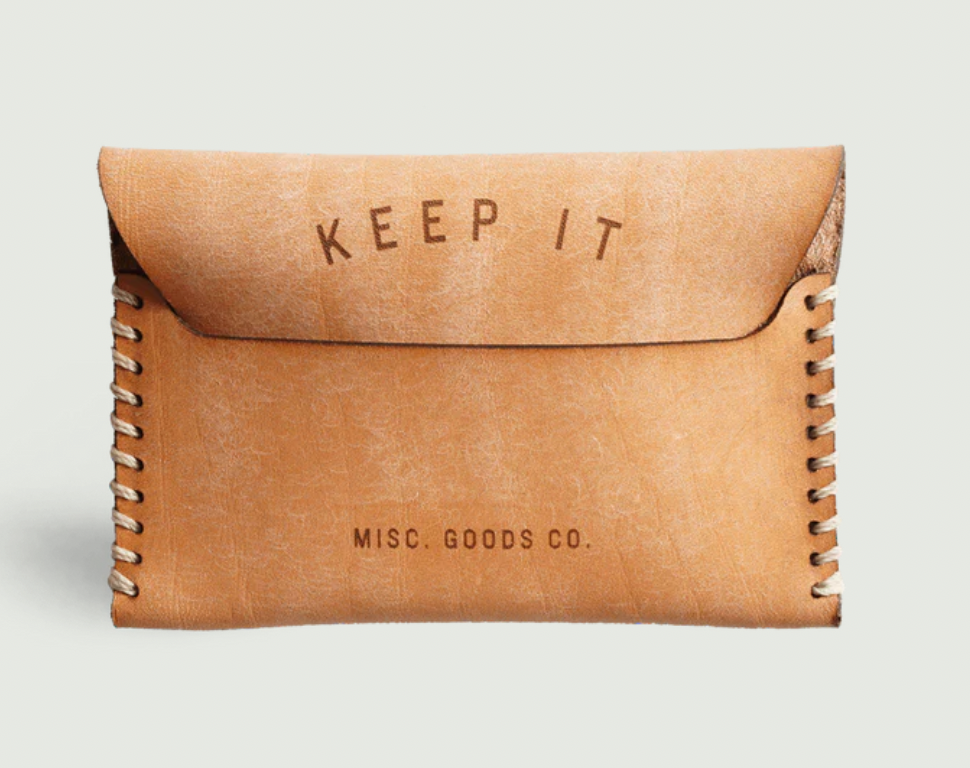 Misc. Goods Co. Leather Wallet - Iron & Resin Garage Denver