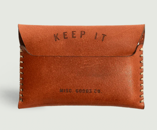 Misc. Goods Co. Leather Wallet - Iron & Resin Garage Denver