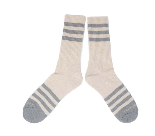 Ampal Creative Group " Heather" Socks - Iron & Resin Garage Denver