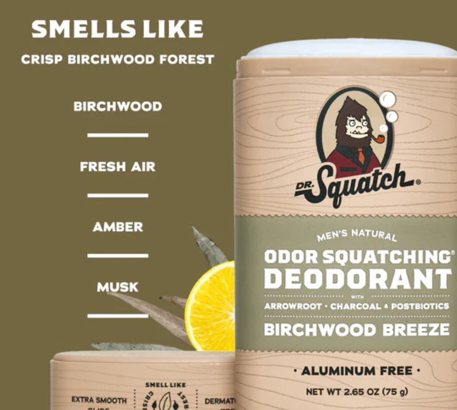 Dr. Squatch Deodorant Stick - Iron & Resin Garage Denver