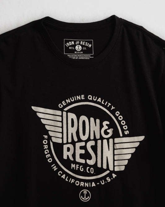 Wing Tee - Iron & Resin Garage Denver