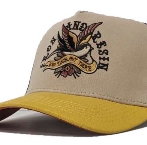 Banner Swallow Hat - Iron & Resin Garage Denver