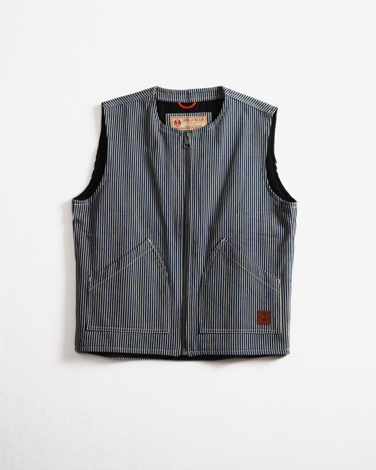 Highland Vest - Hickory Stripe