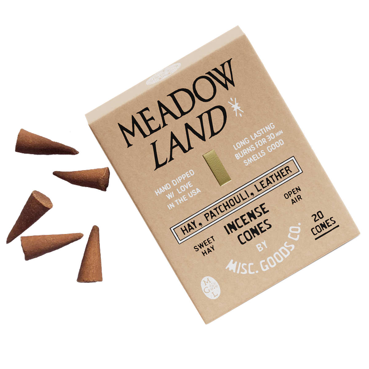 Meadow Land Incense Cones