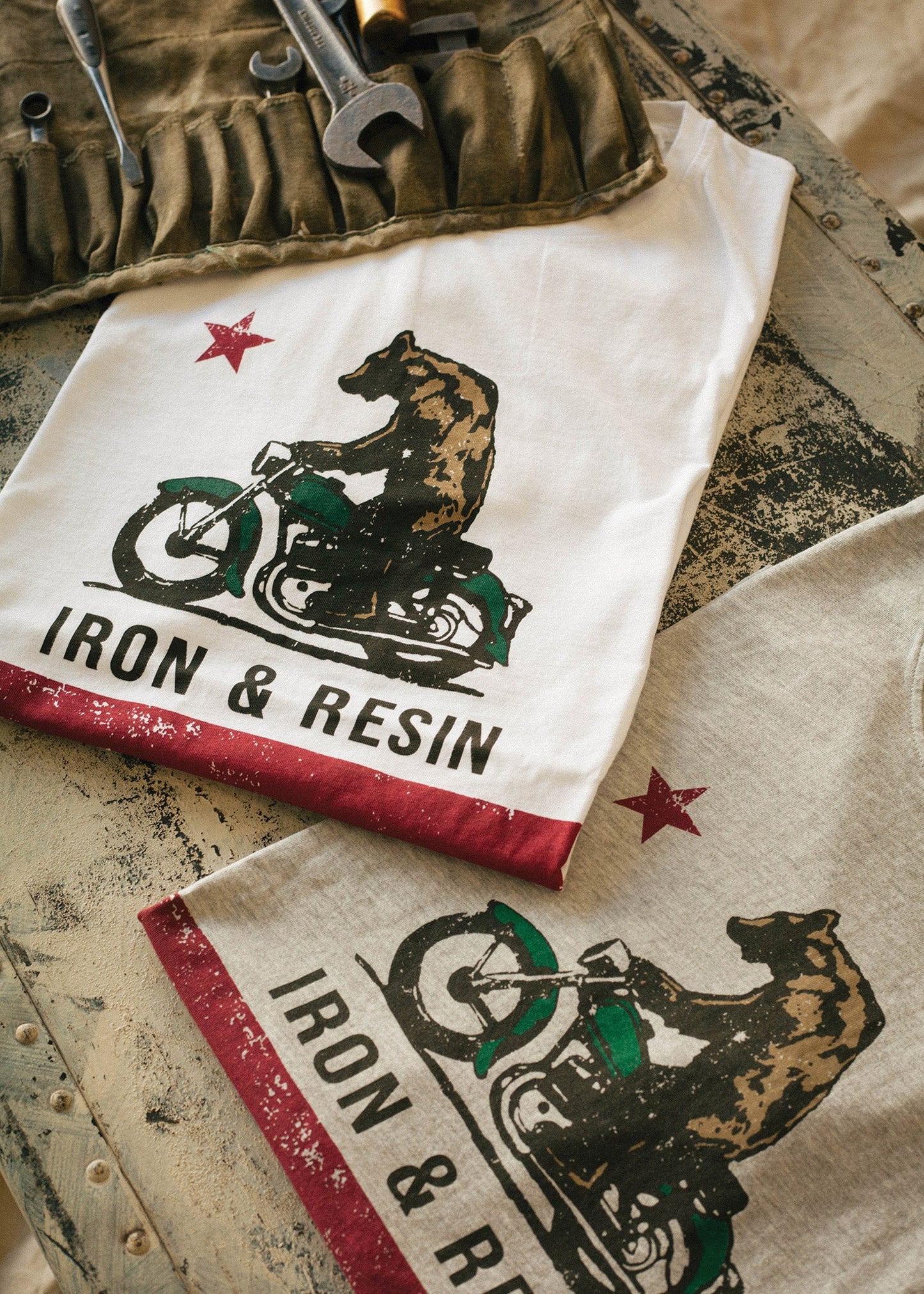 Moto Bear Tee