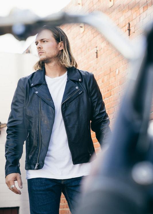 Iron & Resin Ringo Jacket - Lost Highway Collection of Leather Outerwear Men's 