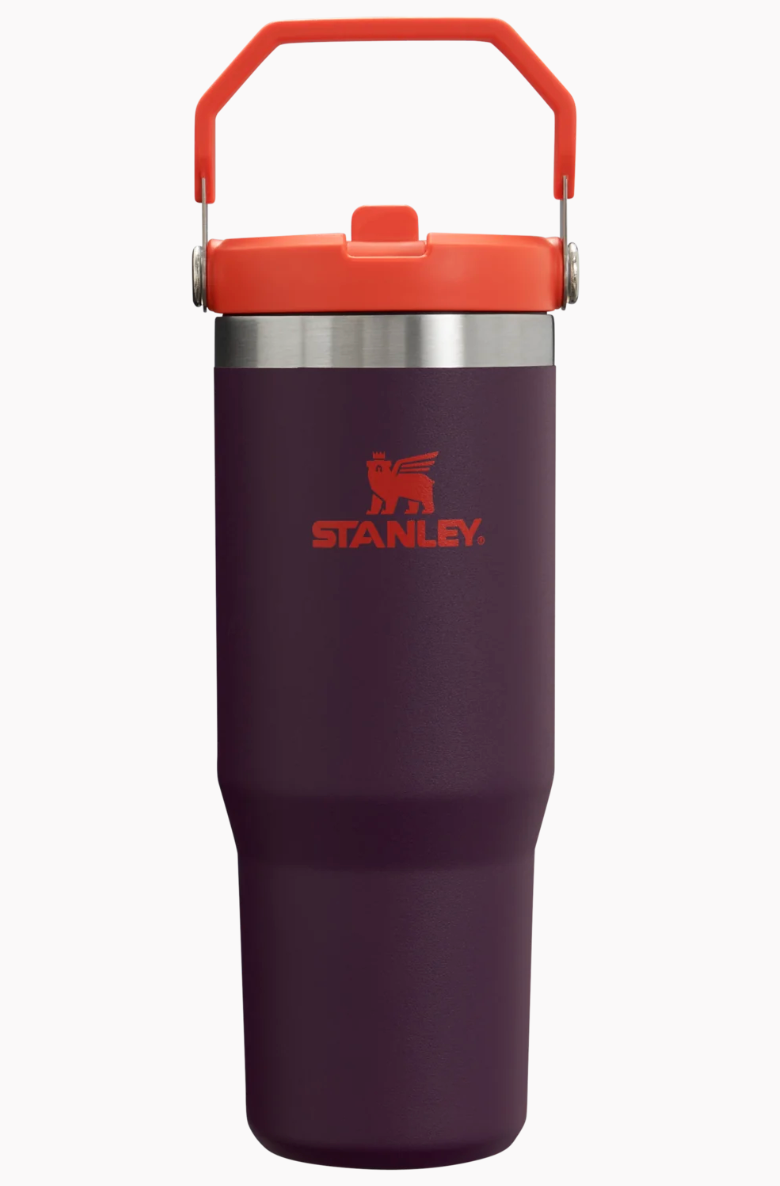 The IceFlow™ Flip Straw Tumbler - Plum