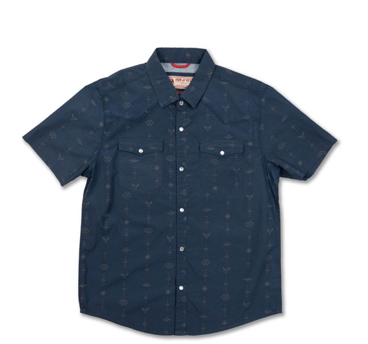 Bull Button Up - Iron & Resin Garage Denver