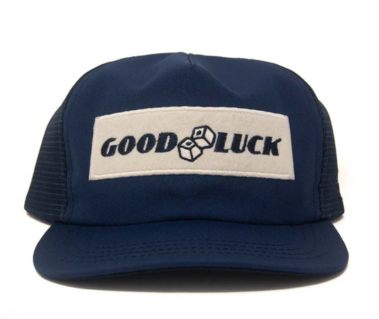 Ampal Creative "Good Luck" Navy Snapback