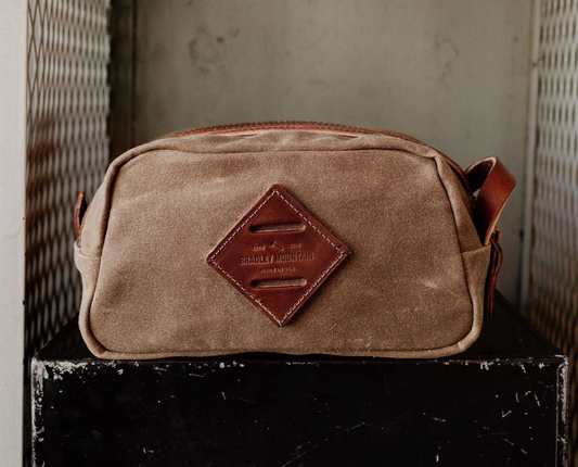 Bradley Mountain DOPP Bag "Bush Brown" - Iron & Resin Garage Denver
