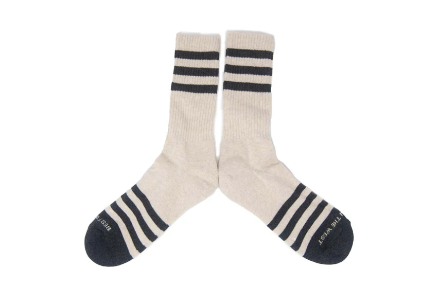 Ampal Creative Group " Heather" Socks - Iron & Resin Garage Denver