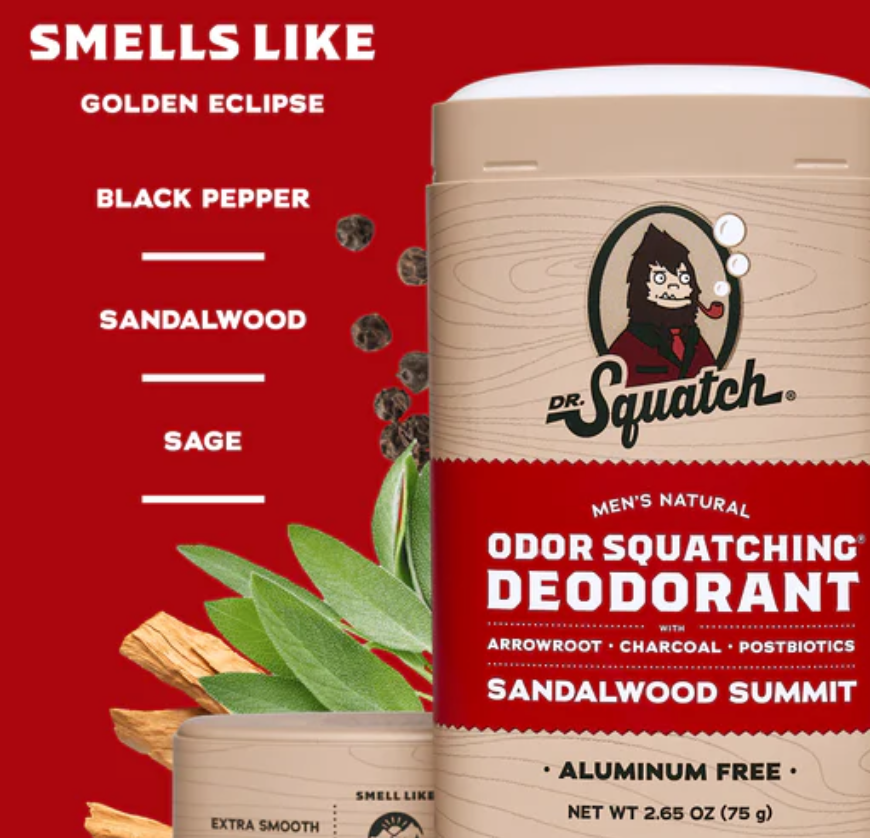 Dr. Squatch Deodorant Stick - Iron & Resin Garage Denver