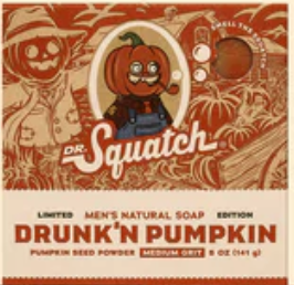 Dr. Squatch Bar Soap "Drunk'n Pumpkin" - Iron & Resin Garage Denver