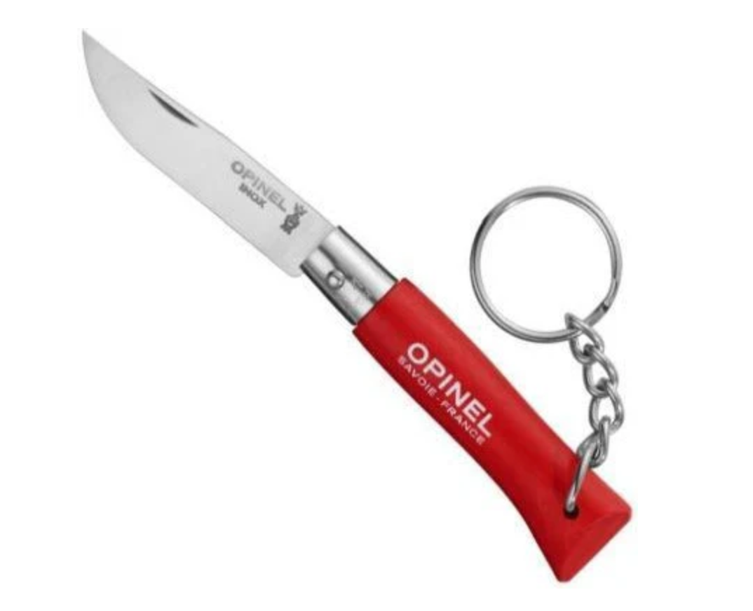 Opinel No. 4 Stainless Steel Keychain Knife
