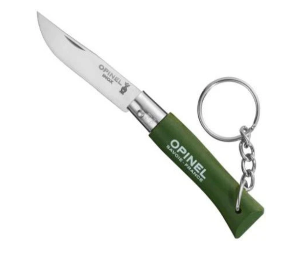 Opinel No. 4 Stainless Steel Keychain Knife