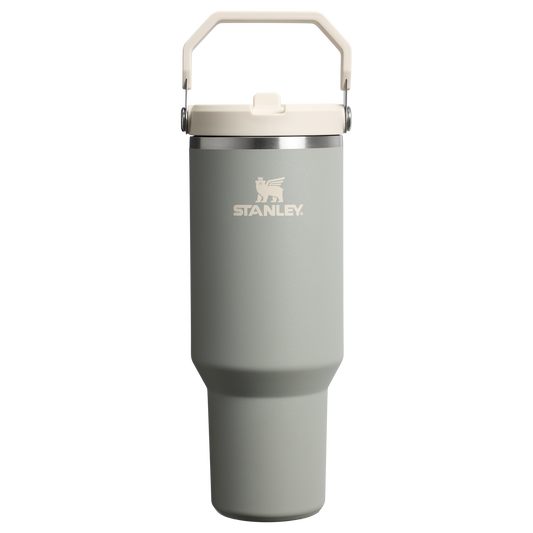 The IceFlow Flip Straw Tumbler 40oz - Iron & Resin Garage Denver