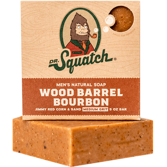 Wood Barrel Bourbon Bar Soap