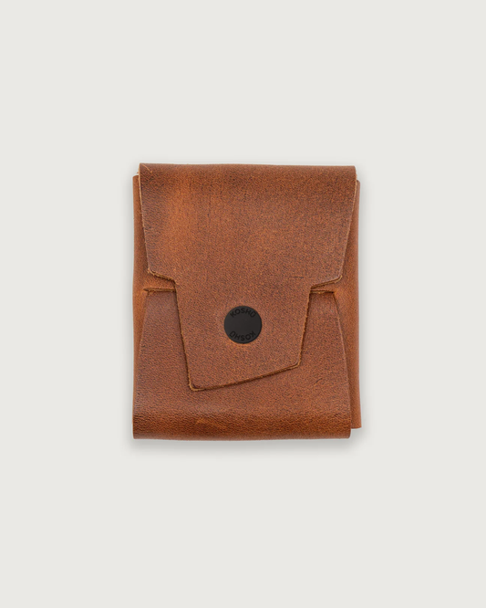 Koshū Wallet - Clay - Nantucket - Rubberized Brass Snap - Iron & Resin Garage Denver